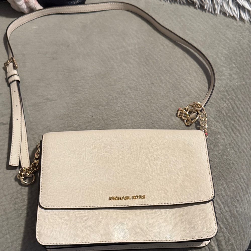 Michael Kors Beige Crossbody Bag